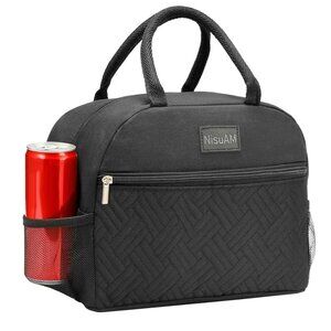 Reusable Insulated Lunch Bag Leakproof Portable Lunch Tote for Work & Travel NEW